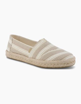 Toms Womens TOMS Alpargata Rope 2.0 Textile Womens Natural Espadrilles - Cream - Size: 5