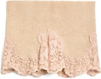 Valentino Garavani Cashmere Lace-detailing Headband