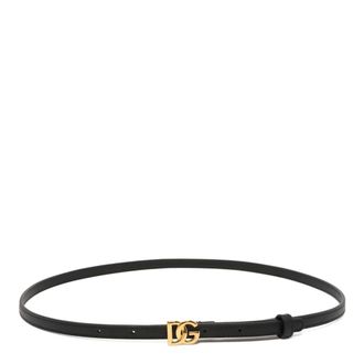 Dolce & Gabbana Dames, Accessoires, Zwart, Maat: 90 CM Leer