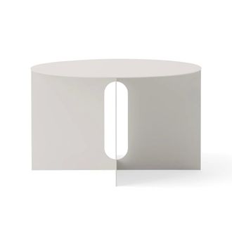 Audo Androgyne Beistelltisch Base, &Oslash; 63 cm, ivory