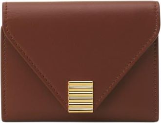 Lanvin Concerto Arp&egrave;ge Leather Wallet in Chestnuts at Nordstrom
