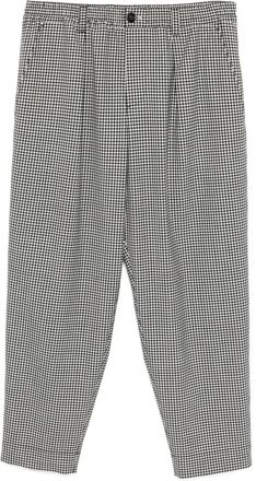 Marni Pantaloni a quadri - Nero