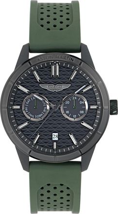 Aston Martin Icon Hdl Mens Green Watch MTIH2S604 Silicone - One Size