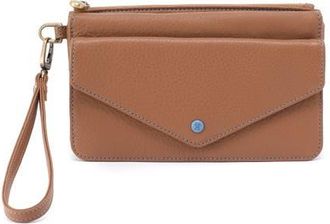 Hobo Goldie Leather Wristlet in Brown Sugar at Nordstrom