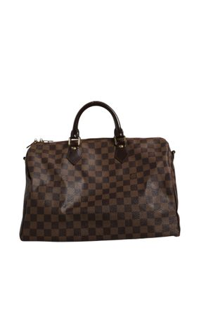 Louis Vuitton Speedy Bandouli&egrave;re 35 Damier Womens Ebene (Pre-Owned)