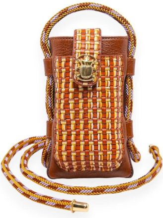 CLARIS VIROT Double Etui Marcus - Accessories - Mujer - Marr&oacute;n - ONE SIZE
