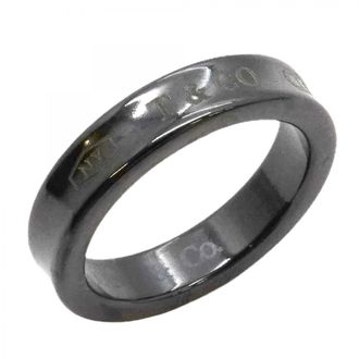 Tiffany & Co. Black Titanium Band Ring (Pre-Owned)