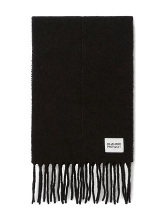 Claudie Pierlot fringed scarf - Black