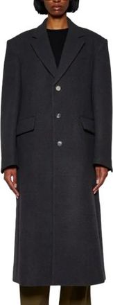 Wardrobe.NYC Wardrobe NYC Single Breasted Charcola Grey Coat Size S