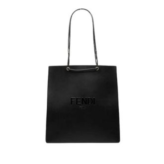 Fendi Pre-owned Satchel - Dames - Vintage Shopper - Zwart - ONE Size - Leer - Vintage