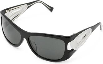 Yvmin Rechthoekige Zonnebril - Dames - Zonnebrillen - Zwart - ONE Size - Accessoires