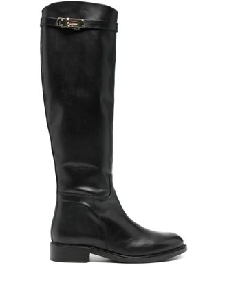 Métisse 30mm buckle strap boots - Black