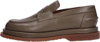 Buttero Leren Mocassins - Dames - Loafers - Groen - 40 1/2 EU - Leer - Schoenen