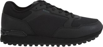 HUGO BOSS Parkour-L Sneakers - Heren - Sneakers - Zwart - 44 EU - Leer - Schoenen