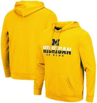 Colosseum Mens Colosseum Maize Michigan Wolverines Lantern Pullover Hoodie at Nordstrom, Size Xx-Large