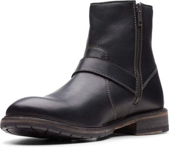 Clarks Mens Clarkdale Spare Ankle Boot, Black Leather, 7 UK