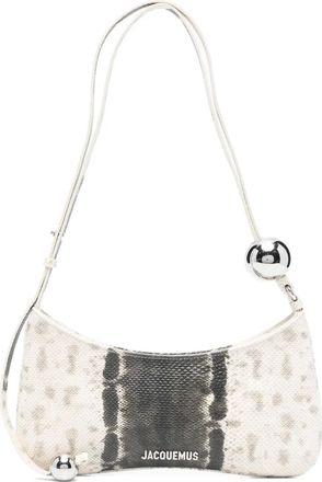 Jacquemus Borsa a spalla The Bisou Perle con decorazione - Toni neutri