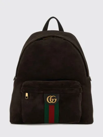 Gucci Zaino Ophidia in pelle scamosciata con monogramma GG
