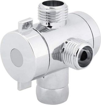 No Brand V&aacute;lvula Desviadora Para Brazo De Ducha Grifo De Ducha Abs V&aacute;lvula Desviadora Para Cabezal De Ducha Adaptador De Conector Ajustable Componentes Univers