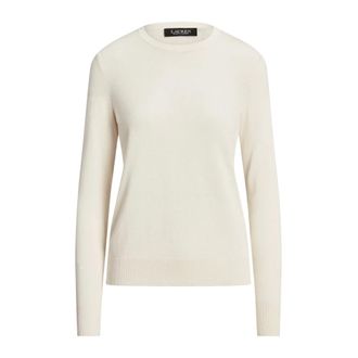 Ralph Lauren Jersey de punto con cuello redondo - Knitwear - Mujer - Blanco - L