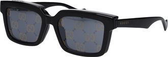 Gucci Occhiali da Sole Uomo Acetato Nero
