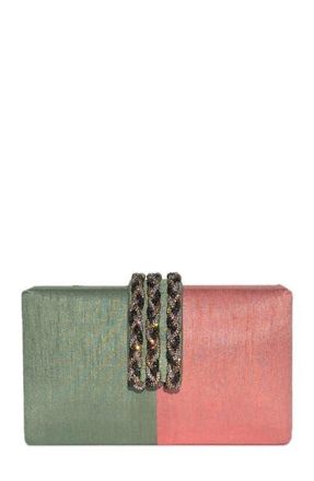 Simitri Braided Fringe Clutch in Guava at Nordstrom