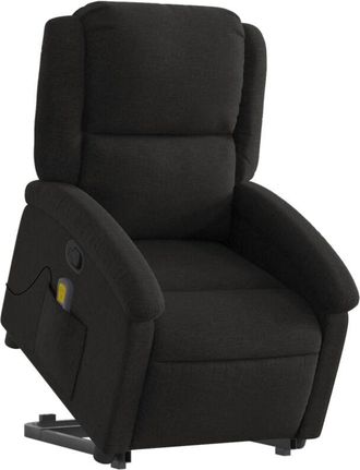 vidaXL Vidaxl - Sill&oacute;n Reclinable De Masaje Elevable Tela Negro