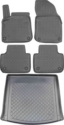 OEM Juego De Alfombrillas Para Coche Y Maletero Para Volkswagen Touareg Iii Suv A Partir De Julio De 2018