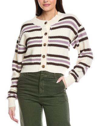 Free People Lila Stripe Cardigan