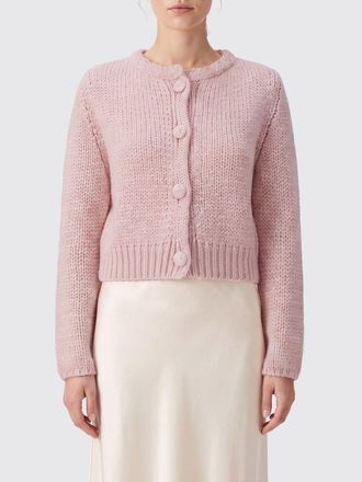 Forte_Forte Silk, Mohair and Cashmere Blend Crewneck Cardigan