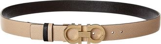Ferragamo Ferragamo Gancini Reversible & Adjustable Leather Belt