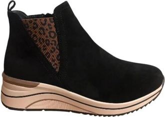 Remonte D0T75 Wedge Enkellaars - Dames - Chelseaboots - Veelkleurig - 43 EU - Su&egrave;de - Schoenen