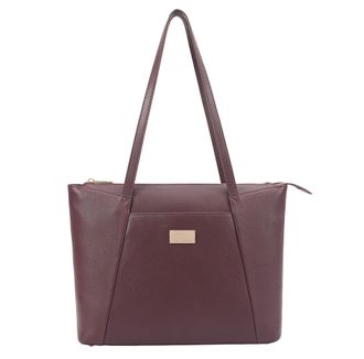 Paul Costelloe Womens Sahara Leather Shoulder Bag - Red - One Size