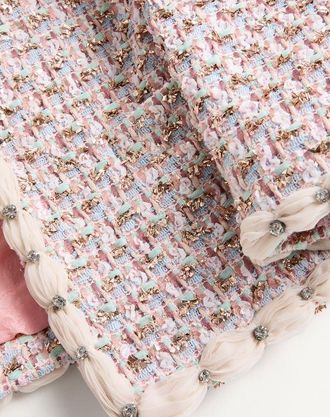 Valentino Giacca In Ribbon Tweed Ricamata Donna MULTICOLOR 36