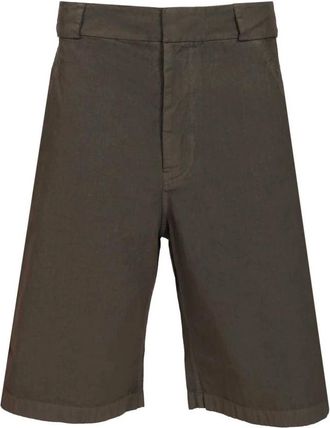 Fear of God Korte Broeken, Heren, Grijs, L, Katoen, Garment Dyed Cotton Casual Short
