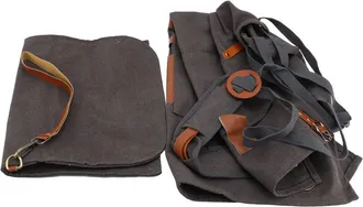 OEM Delantal De Barbero, Carpintero Y Peluquero Con Correas Cruzadas Ajustables, 8 Bolsillos, Bolsillo Magn&eacute;tico Y Bolsa Para Herramientas, Resistente Al 