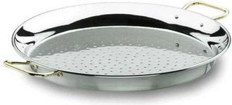 Lacor Padella classica valenciana in acciaio inox [30 cm - 4 porzioni]
