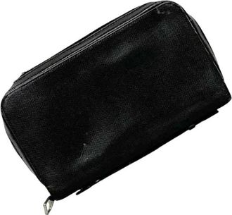 Louis Vuitton Pre-owned Long wallet (bi-fold) - unisex - Vintage Accessoires - Zwart - ONE Size - Leer - Vintage