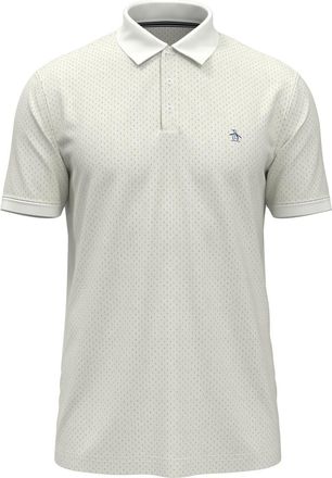 Original Penguin Heren Polka Dot Regular Poloshirt (Helder wit)
