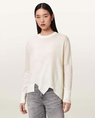 AllSaints Wool Isla Crew Neck Merino Jumper, Size: XS