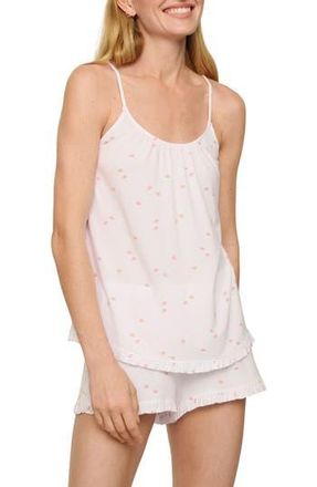 Eberjey Gisele Print Short Pajamas in Summer Daisy White/Pe Mauveal at Nordstrom Rack, Size X-Small