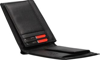 Pierre Cardin Tilak159 Leren Portemonnee - Heren - Accessoires - Zwart - Maat: ONE Size Leer