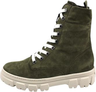 Paul Green Veterlaars - Dames - Schoenen - Groen - Maat: 37 EU Leer