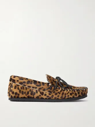 Isabel Marant Mocassini In Cavallino Leopardato Fitza - Stampa animalier