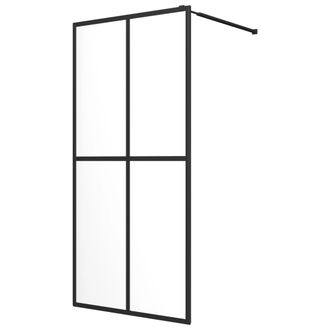 vidaXL Mampara De Ducha Vidrio Templado Transparente 100x195 Cm Vidaxl