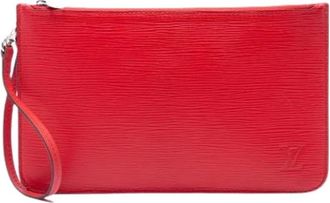 Louis Vuitton Pre-owned Epi Leather Pouch - Dames - Vintage Clutch - Rood - ONE Size - Leer - Vintage
