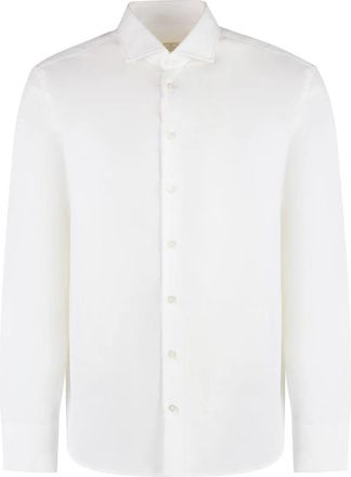 Bastoncino C250 Katoenen overhemd - Heren - Zakelijke Overhemden - Wit - 5XL - Katoen - Overhemden