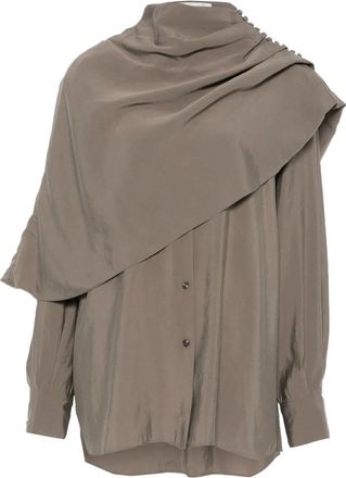 Magda Butrym Camicia con bottoni - Grigio