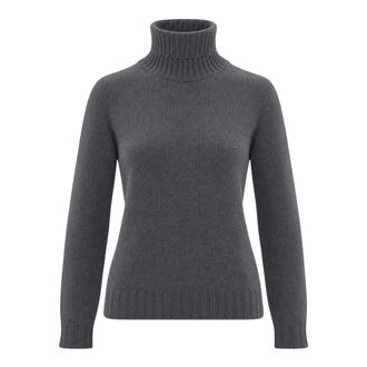 Fabiana Filippi Dolcevita Turtleneck - Dames - Coltruien - Grijs - XS - Kasjmier - Truien & Vesten