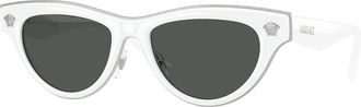 Versace VE2273 314/87 Womens Sunglasses White Size 52